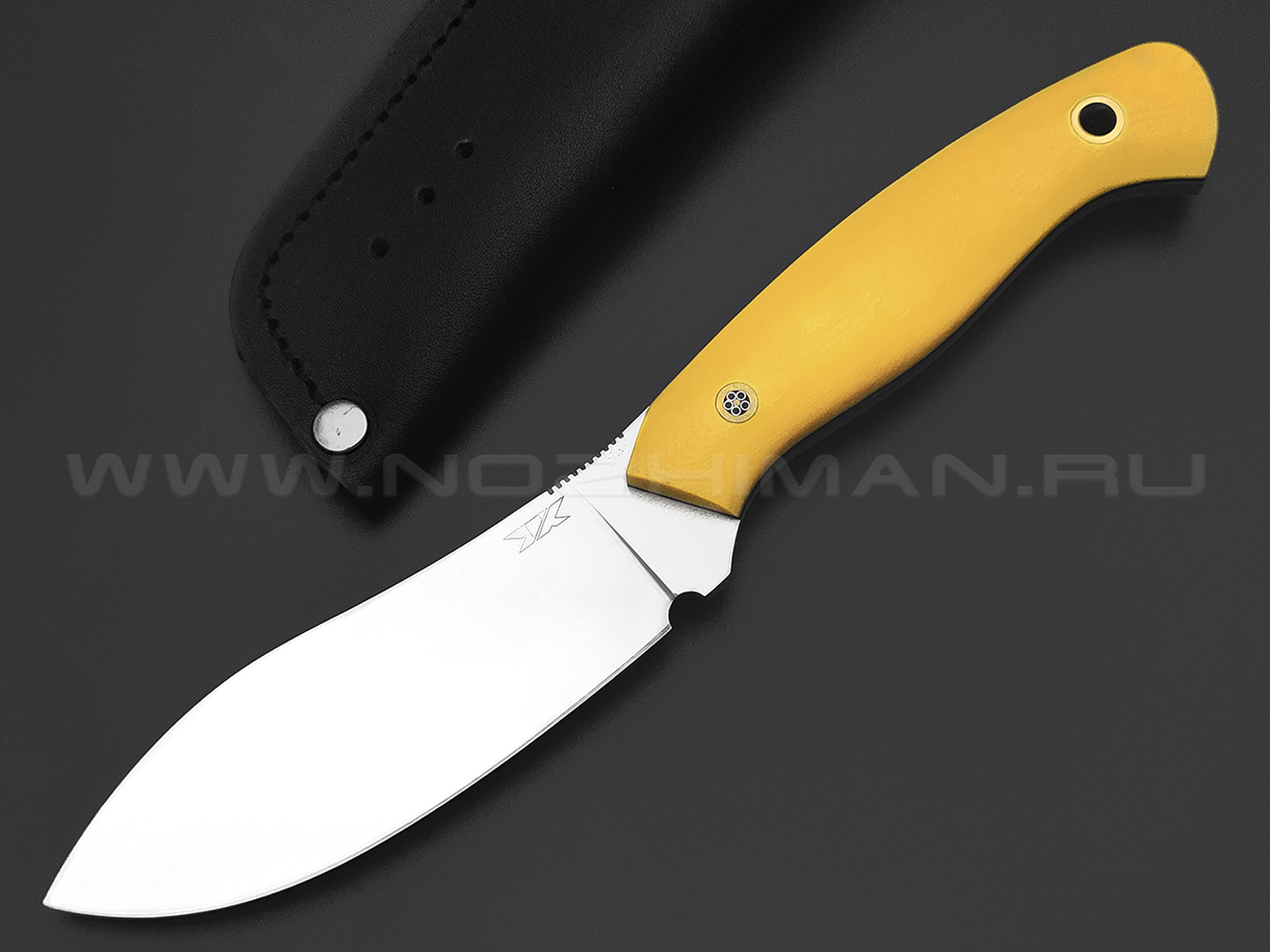 7 ножей нож Нессмук сталь PGK satin, рукоять G10 yellow & black
