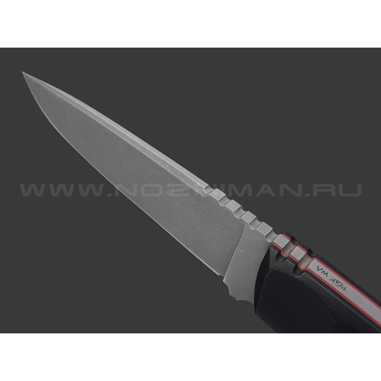 Волчий Век нож Рентген Custom сталь PGK WA блэквош, рукоять G10 black