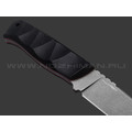 Волчий Век нож Рентген Custom сталь PGK WA блэквош, рукоять G10 black