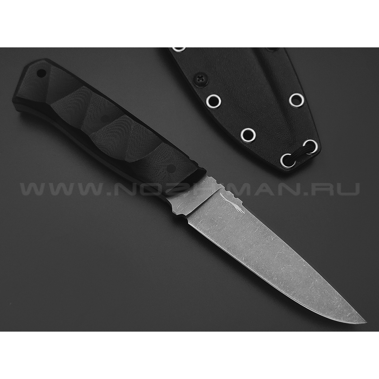 Волчий Век нож Рентген Custom сталь PGK WA блэквош, рукоять G10 black