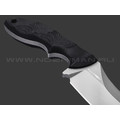 Волчий Век нож Кондрат 12 сталь 95Х18 WA beadblast, рукоять G10 black с резьбой