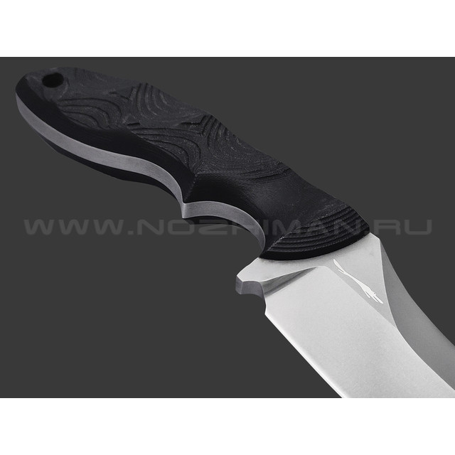 Волчий Век нож Кондрат 12 сталь 95Х18 WA beadblast, рукоять G10 black с резьбой