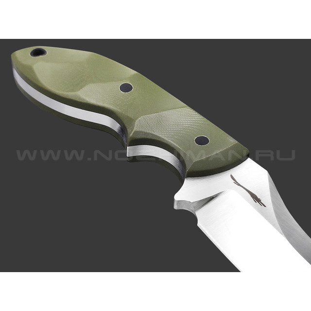 Волчий Век нож Кондрат 10 сталь 95Х18 WA satin, рукоять G10 olive