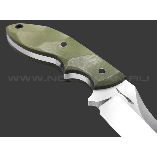 Волчий Век нож Кондрат 10 сталь 95Х18 WA satin, рукоять G10 olive