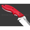 Волчий Век нож Кондрат 10 сталь 95Х18 WA satin, рукоять G10 red