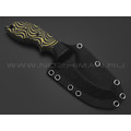 Волчий Век нож Кондрат 10 сталь 95Х18 WA beadblast, рукоять G10 black & yellow