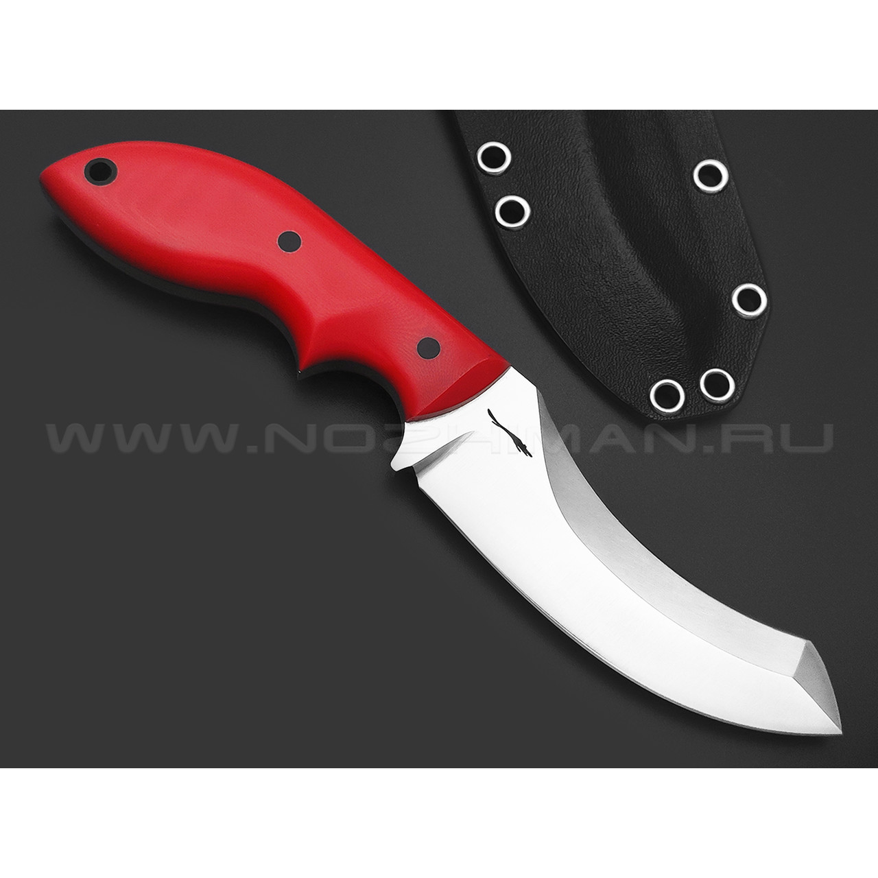 Волчий Век нож Кондрат 10 сталь 95Х18 WA satin, рукоять G10 red