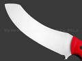 Волчий Век нож Кондрат 10 сталь 95Х18 WA satin, рукоять G10 red