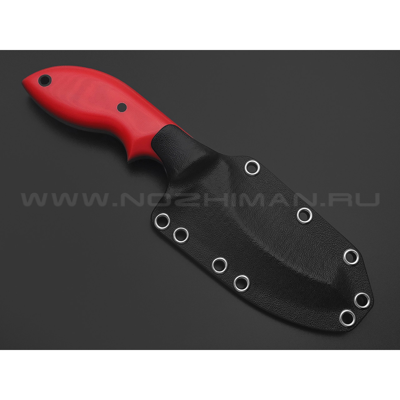Волчий Век нож Кондрат 10 сталь 95Х18 WA satin, рукоять G10 red