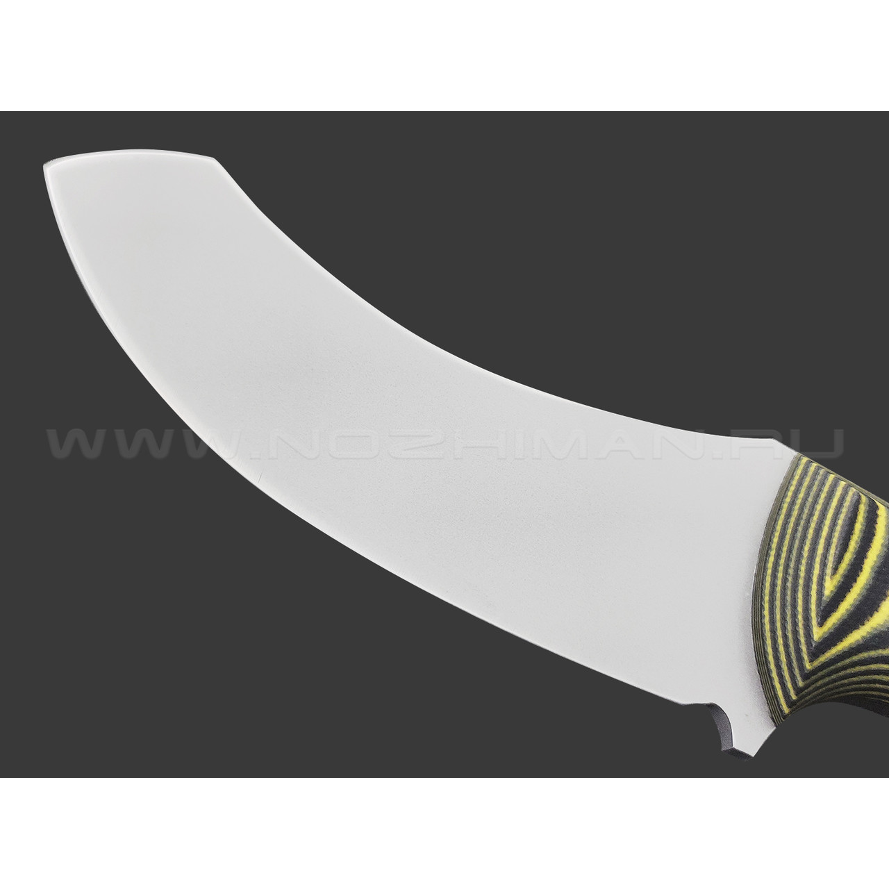 Волчий Век нож Кондрат 10 сталь 95Х18 WA beadblast, рукоять G10 black & yellow