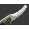 Волчий Век нож Кондрат 10 сталь 95Х18 WA beadblast, рукоять G10 black & yellow