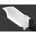 Волчий Век нож Кощей малый, сталь N690 WA satin, рукоять G10 black с резьбой Волчий Век нож Кощей малый, сталь N690 WA satin, рукоять G10 black с резьбой