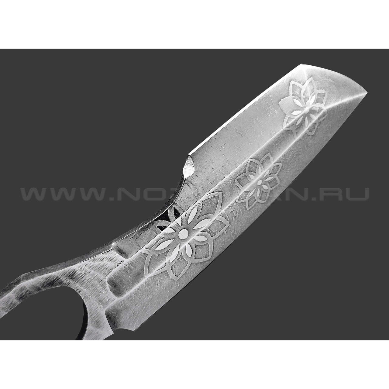 Волчий Век нож Карачун лайт, сталь N690 WA травление, рукоять Paracord