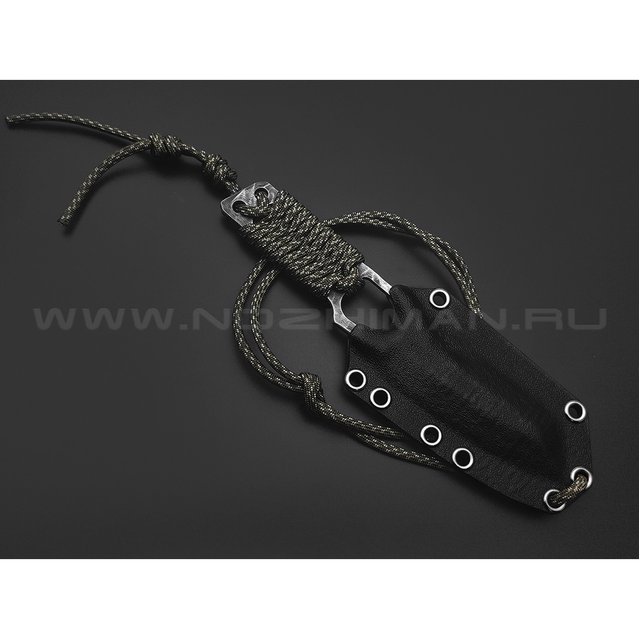 Волчий Век нож Карачун лайт, сталь N690 WA травление, рукоять Paracord