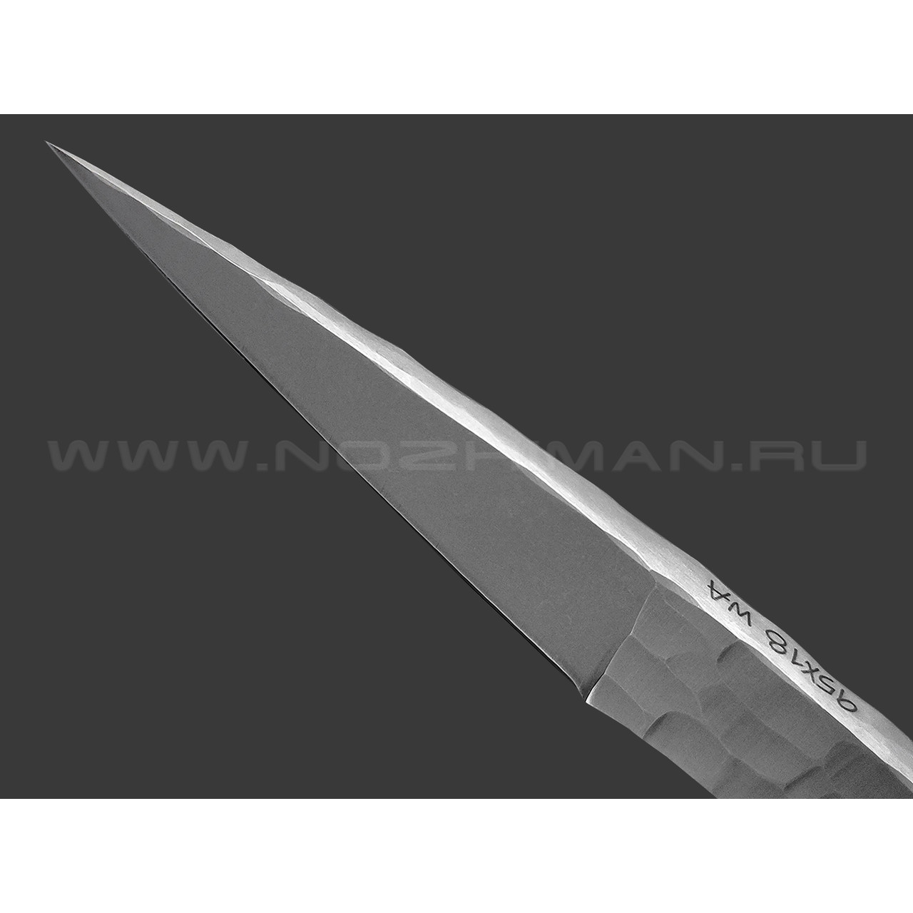 Волчий Век скелетный нож Сечень малый, сталь 95Х18 WA стоунвош, рукоять сталь