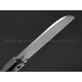 Нож QSP Worker QS128-A сталь N690 satin, рукоять G10 black, кожаный чехол Нож QSP Worker QS128-A сталь N690 satin, рукоять G10 black, кожаный чехол