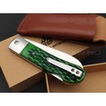 Нож QSP Worker QS128-B сталь N690 satin, рукоять Bone green, кожаный чехол Нож QSP Worker QS128-B сталь N690 satin, рукоять Bone green, кожаный чехол