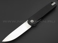 Нож QSP Lark QS144-A сталь 14C28N satin, рукоять G10 black