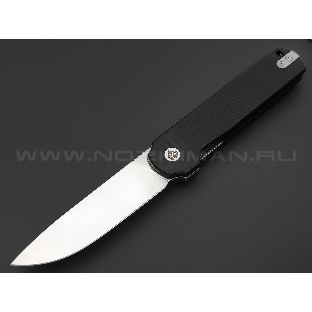 Нож QSP Lark QS144-A сталь 14C28N satin, рукоять G10 black