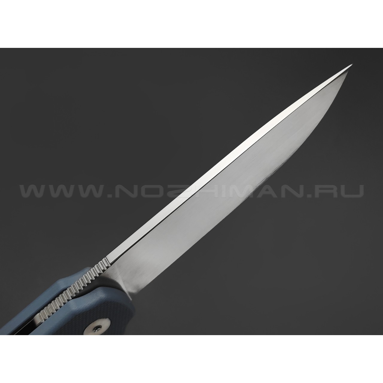 Нож QSP Lark QS144-B сталь 14C28N satin, рукоять G10 grey