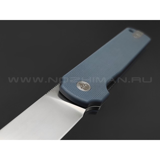 Нож QSP Lark QS144-B сталь 14C28N satin, рукоять G10 grey