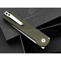 Нож QSP Lark QS144-C сталь 14C28N satin, рукоять G10 green