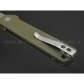 Нож QSP Lark QS144-C сталь 14C28N satin, рукоять G10 green