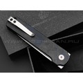 Нож QSP Lark QS144-E сталь 14C28N satin, рукоять Chaotic carbon fiber blue Нож QSP Lark QS144-E сталь 14C28N satin, рукоять Chaotic carbon fiber blue