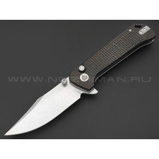 Нож QSP Grebe QS147-A1 сталь 14C28N стоунвош, рукоять Micarta jute