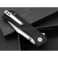 Нож QSP Grebe QS147-C1 сталь 14C28N стоунвош, рукоять G10 black