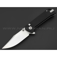 Нож QSP Grebe QS147-C1 сталь 14C28N стоунвош, рукоять G10 black