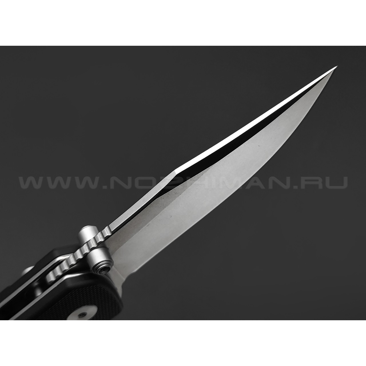 Нож QSP Grebe QS147-C1 сталь 14C28N стоунвош, рукоять G10 black