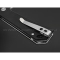 Нож QSP Grebe QS147-C1 сталь 14C28N стоунвош, рукоять G10 black