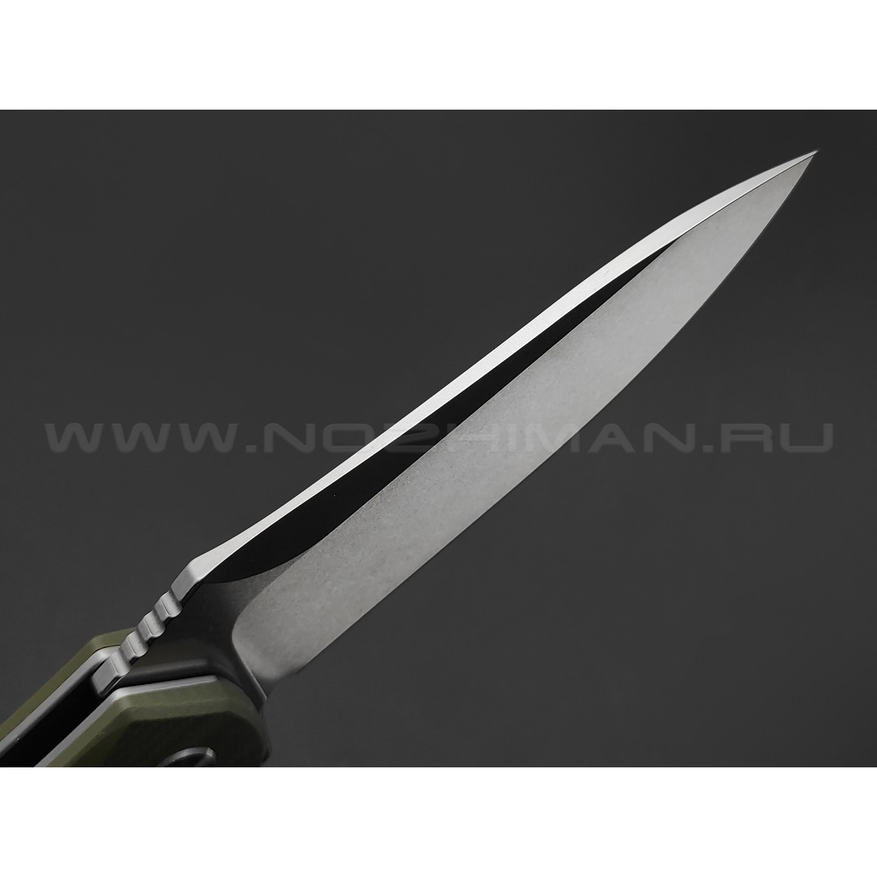 QSP складной нож Pangolin QS105-B сталь D2 сатин, рукоять G10 олива