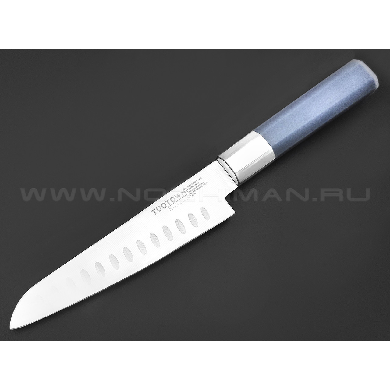 TuoTown Honoria Santoku 15 см 136008 сталь German 1.4116, рукоять ABS, силикон