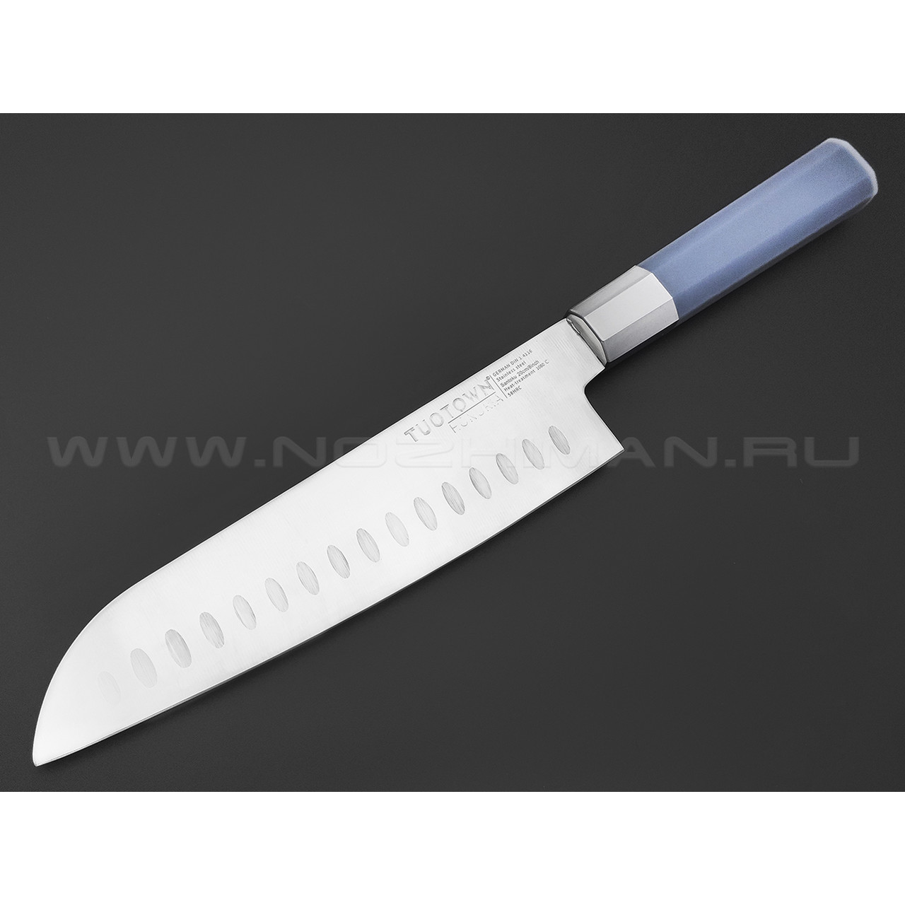 TuoTown Honoria Santoku 20 см 138008 сталь German 1.4116, рукоять ABS, силикон