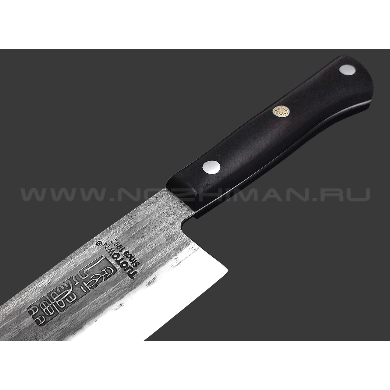 TuoTown кованый нож HAI Chefs 23 см 189001 сталь Aus-10, рукоять Сандаловое дерево