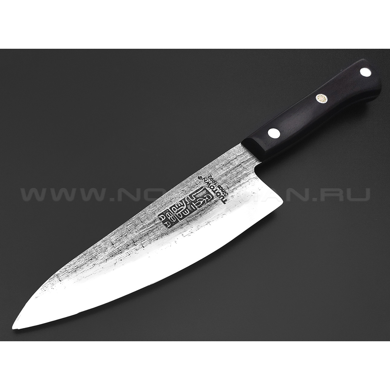 TuoTown кованый нож HAI Chefs 18 см 187001 сталь Aus-10, рукоять Сандаловое дерево