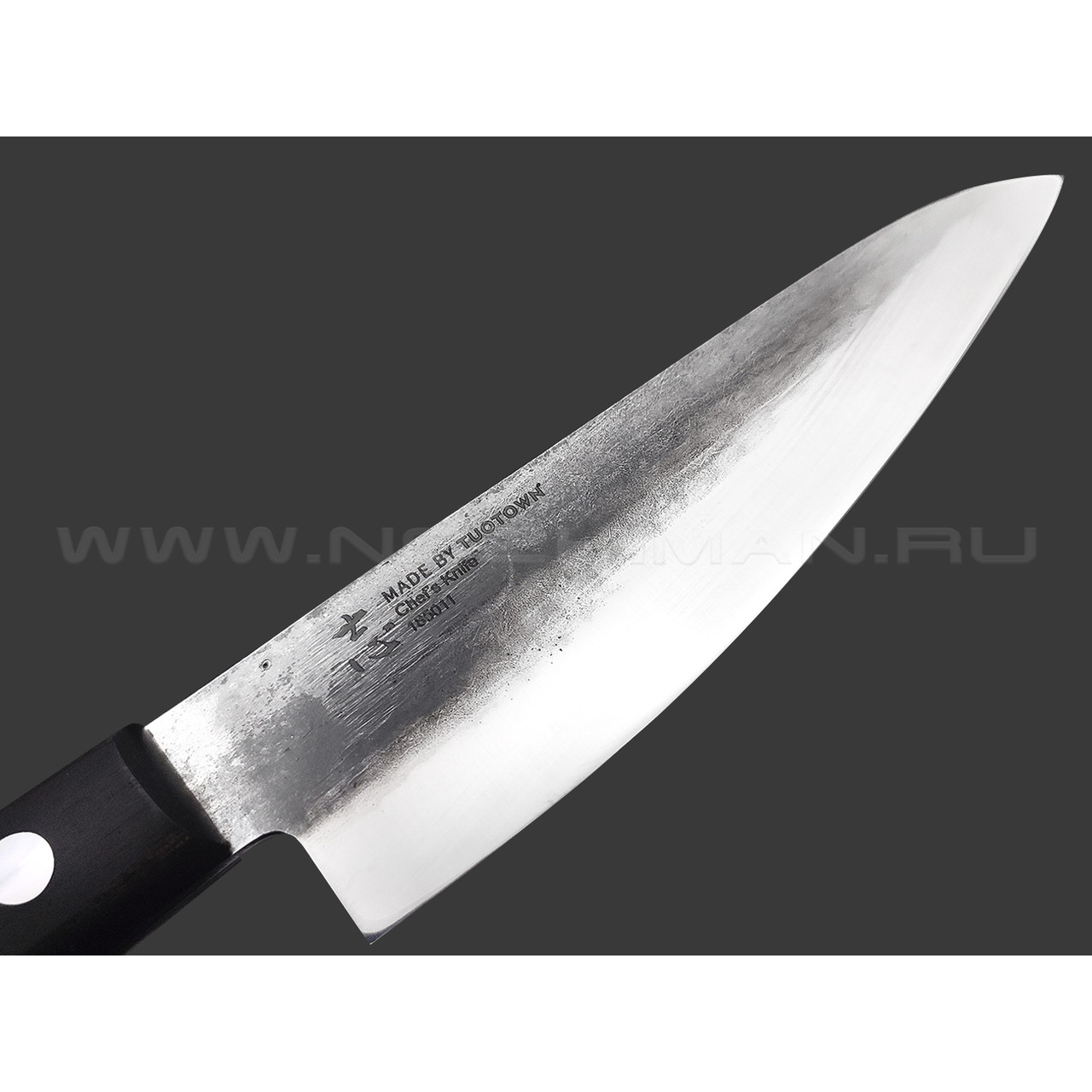 TuoTown кованый нож ZHI Chefs 13 см 185011 сталь Aus-10, рукоять Сандаловое дерево