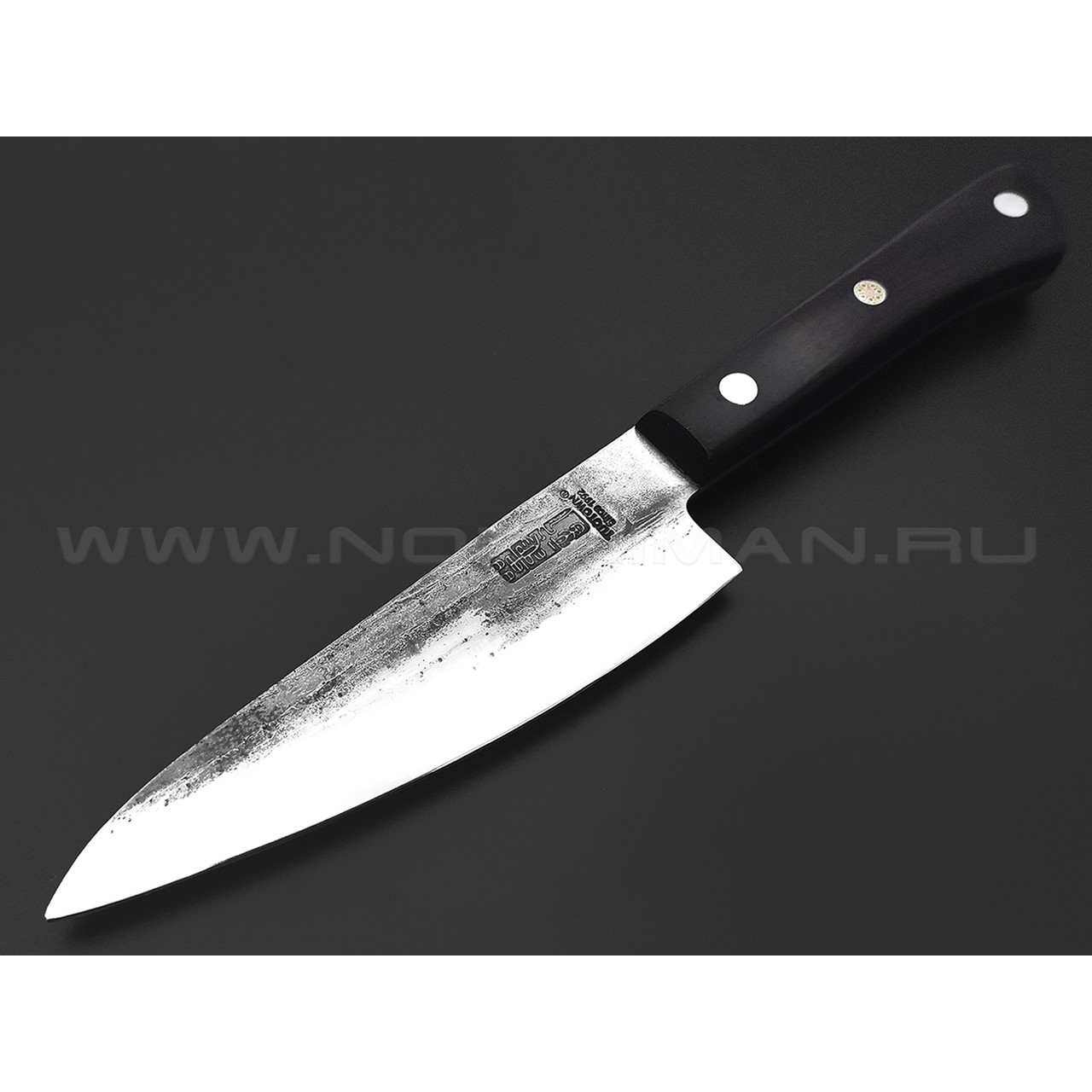 TuoTown кованый нож ZHI Chefs 13 см 185011 сталь Aus-10, рукоять Сандаловое дерево