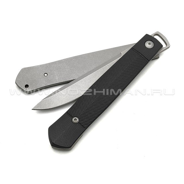 Special Knives складной нож Лиговка сталь Aus-10 стоунвош, рукоять G10 black