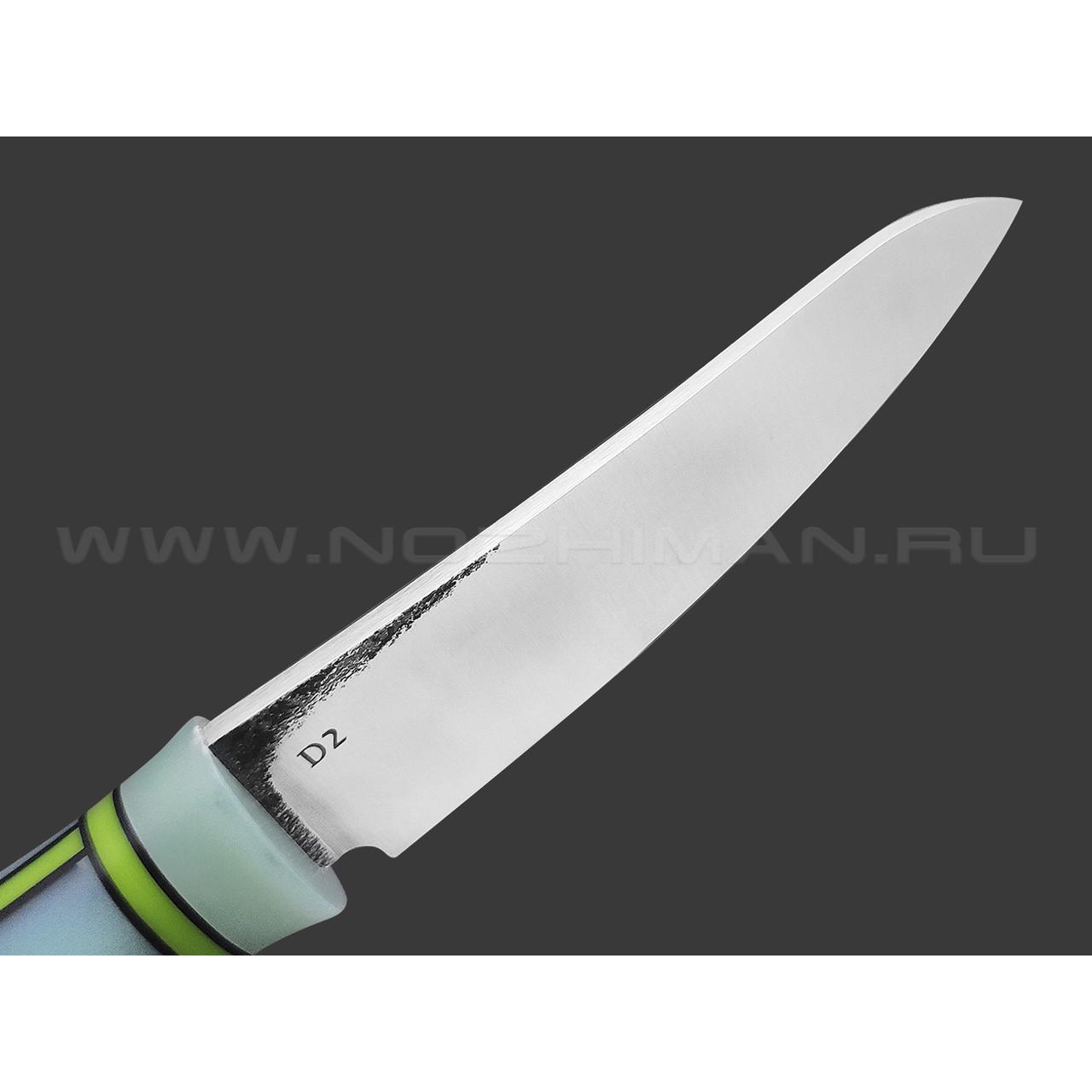 Сергей Шадрин нож SHAD11 сталь D2 satin, рукоять G10 jade