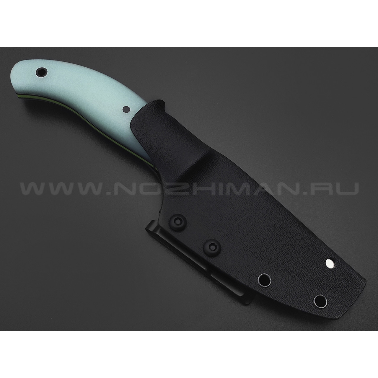 Сергей Шадрин нож SHAD11 сталь D2 satin, рукоять G10 jade