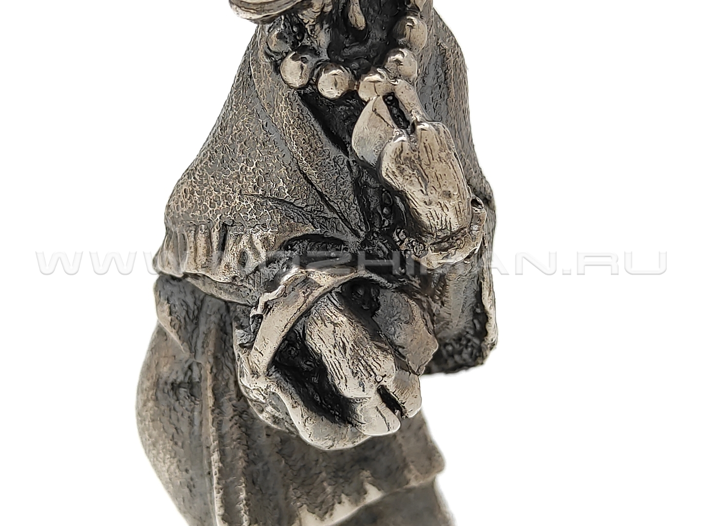 Эхо статуэтка Козочка бронза, серебро, черное дерево, деревянная шкатулка