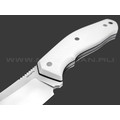 Кметь нож Единорог сталь Bohler N690, рукоять G10 white Кметь нож Единорог сталь Bohler N690, рукоять G10 white