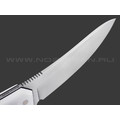 Кметь нож Единорог сталь Bohler N690, рукоять G10 white Кметь нож Единорог сталь Bohler N690, рукоять G10 white