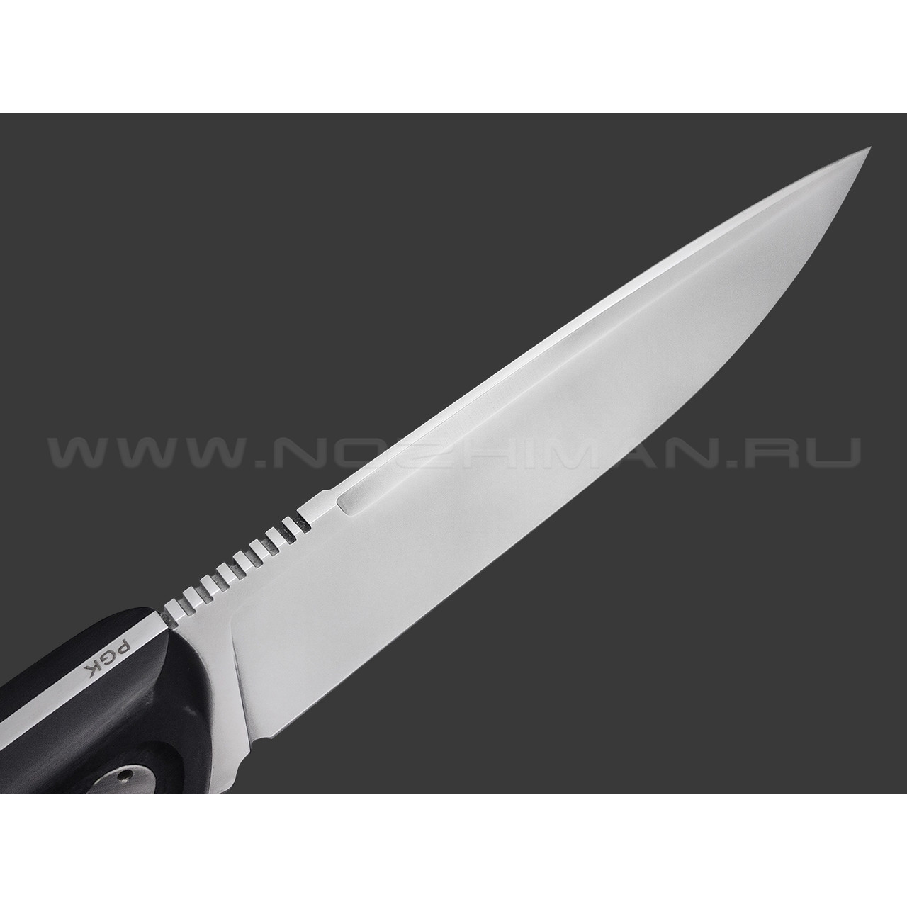 Кметь нож Акула сталь PGK, рукоять G10 black