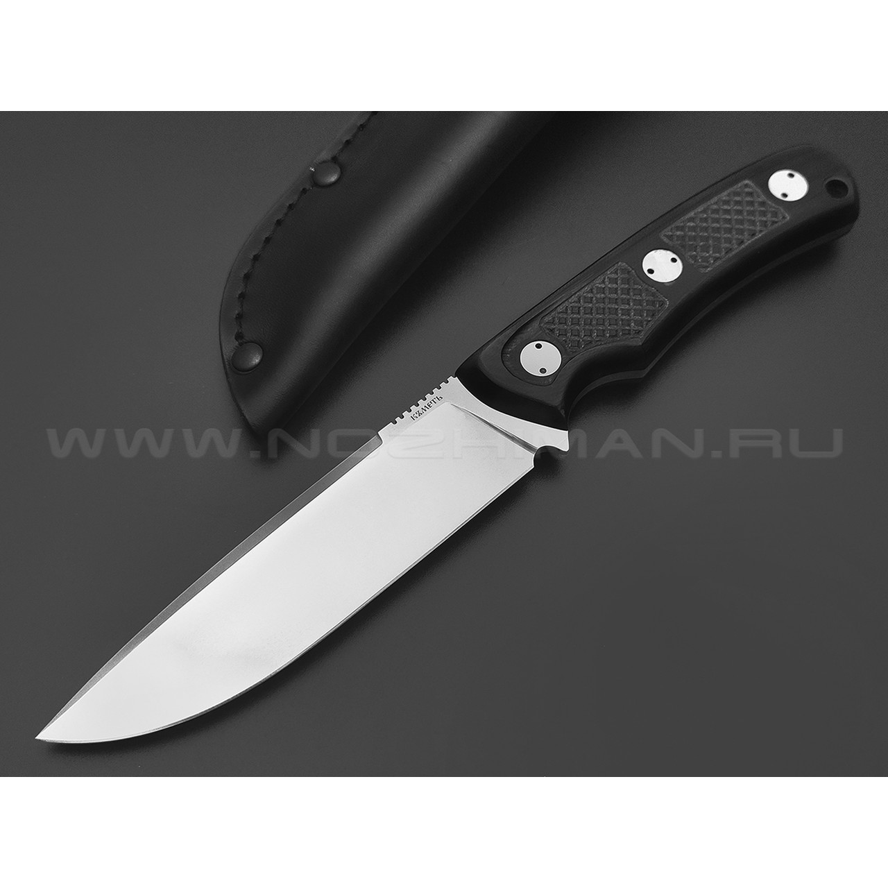 Кметь нож Акула сталь PGK, рукоять G10 black