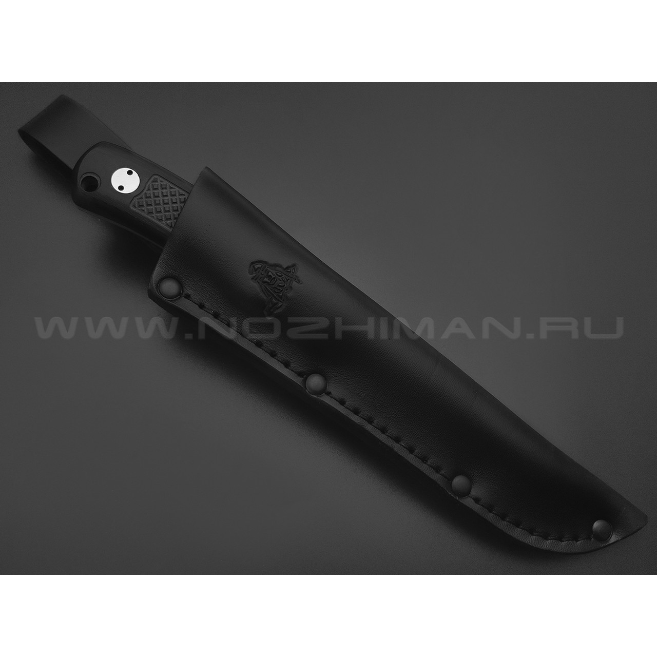 Кметь нож Акула сталь PGK, рукоять G10 black