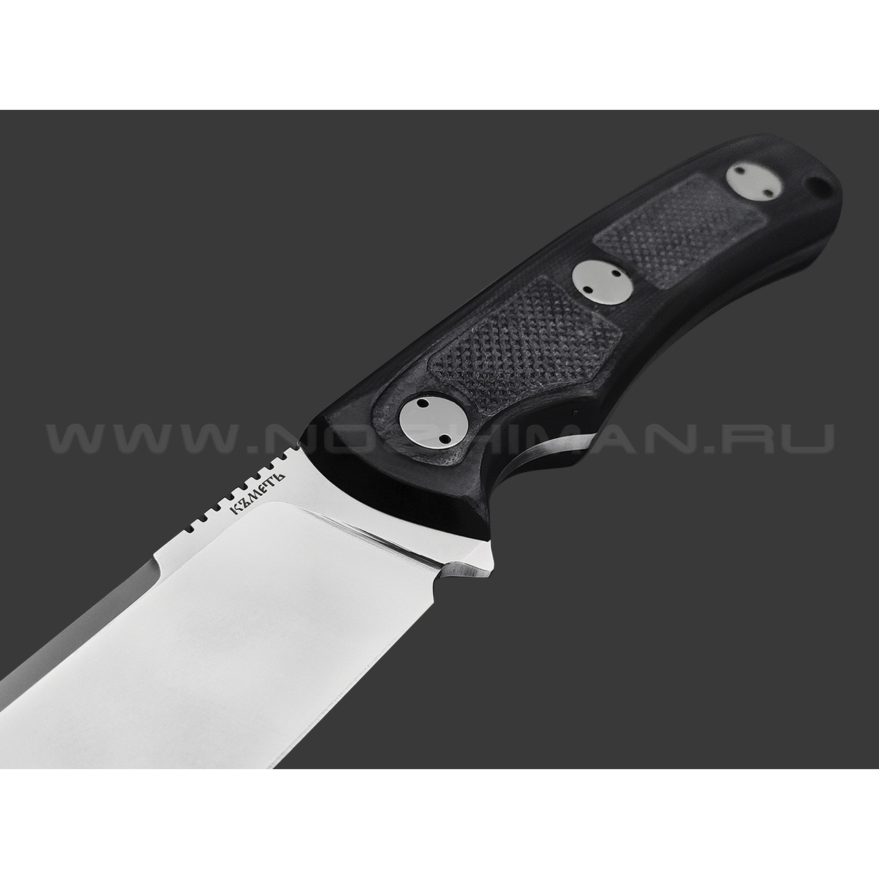 Кметь нож Акула сталь 95Х18, рукоять G10 black